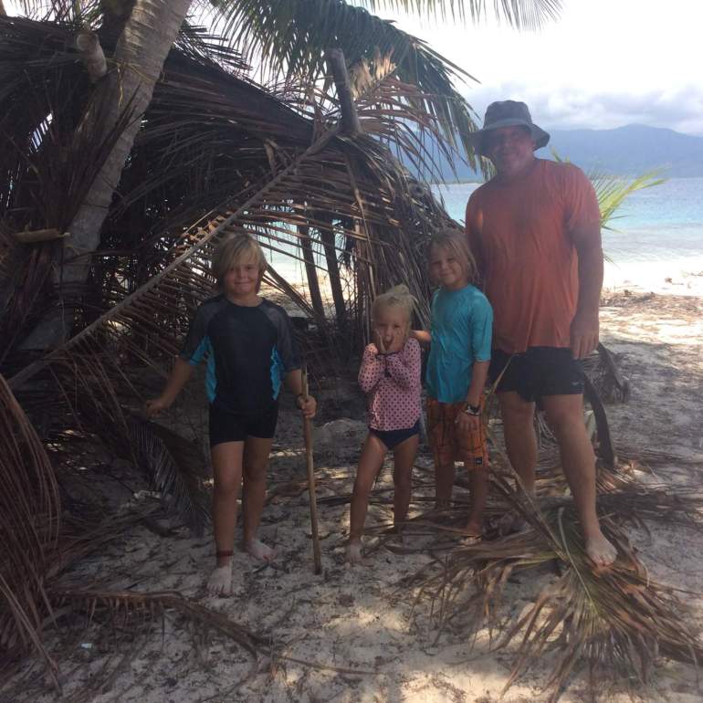 A kuna shelter we made a bit better......