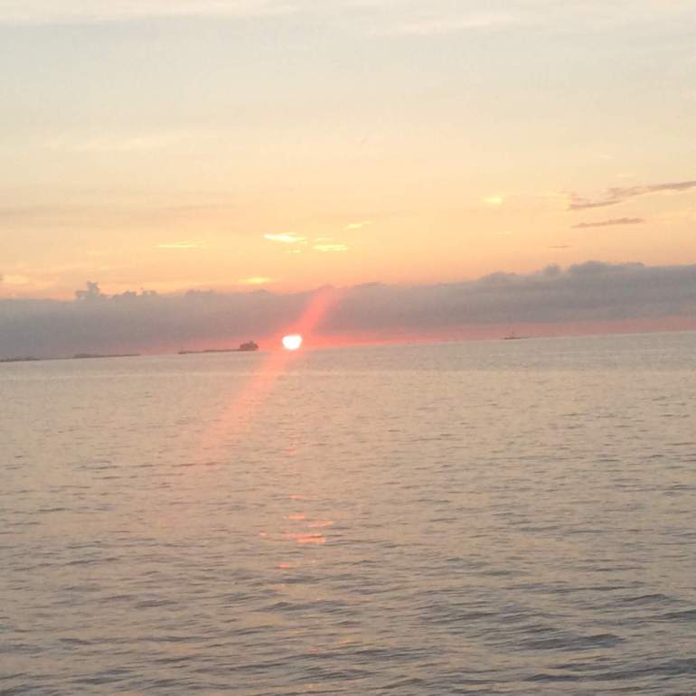 One of the beautiful sun sets.